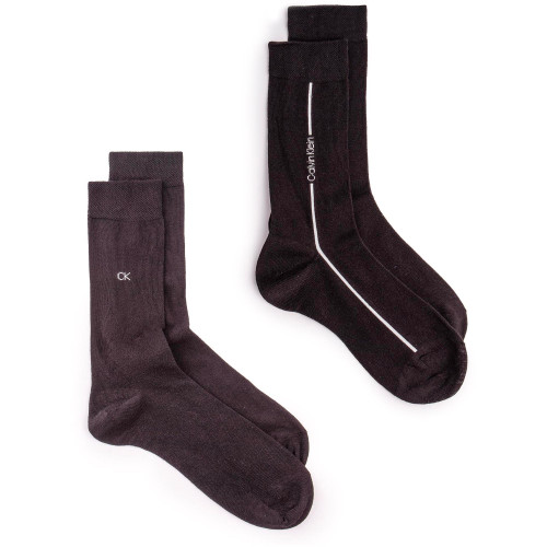 Calvin Klein Jeans 2 Pack Crew Socks - CK2143BK
