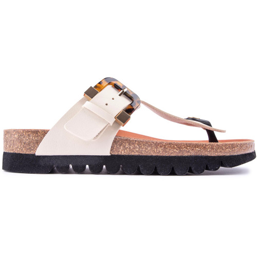V.Gan Vegan Kiwi Footbed Tortoiseshell Sandals - KIWITRTC