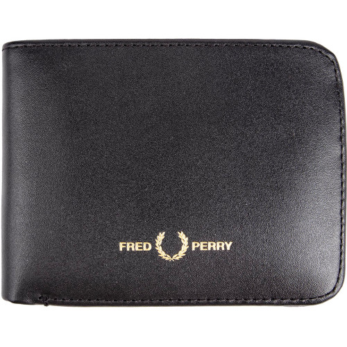 Fred Perry Burnished Leather Wallet - L4332BLK
