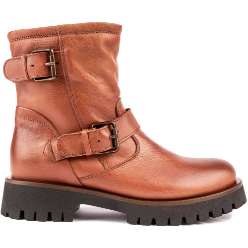 Sole Made In Italy Monza Buckle Biker Boots - MONZATN