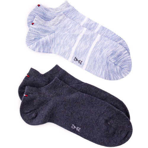 Tommy Hilfiger 2 Pack Trainer Socks - TH2638BL