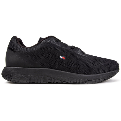 Tommy Hilfiger Flag Runner Trainers - THMESHBK