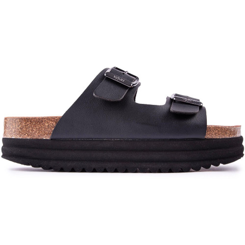 V.Gan Vegan Plum Footbed Sandals - PLUMBK