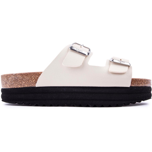 V.Gan Vegan Plum Footbed Sandals - PLUMCREM