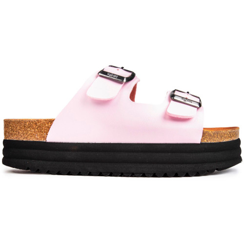 V.Gan Vegan Plum Footbed Sandals - PLUMLTP