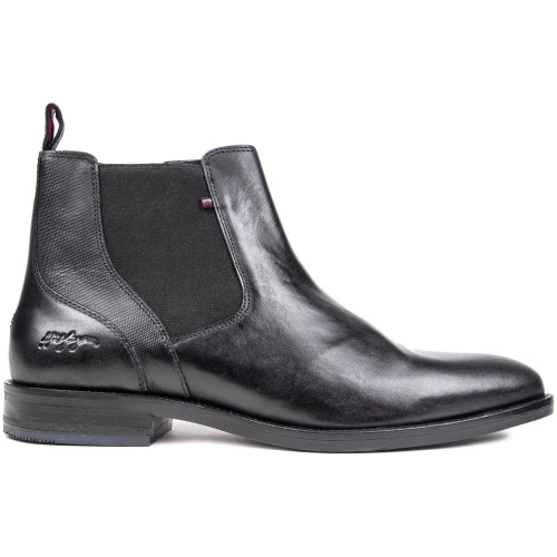 Tommy Hilfiger Signature Chelsea Boots - THSCHBLK