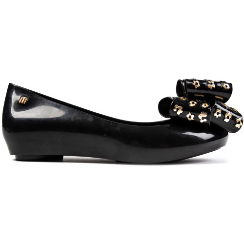 Melissa Ultragirl Foil Bow Sandals - ULTAGLBK