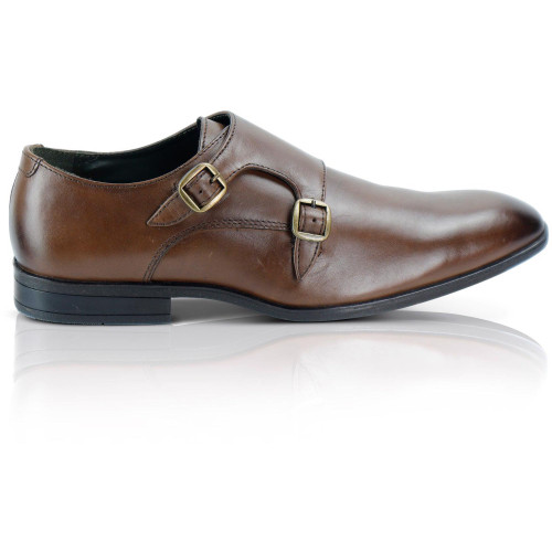 Silver Street London Bourne Monk Shoe - M-M635BR