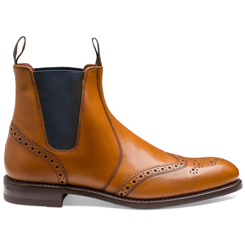 Loake Hoskins Brogue Boots - M-HOSKINS-TAN