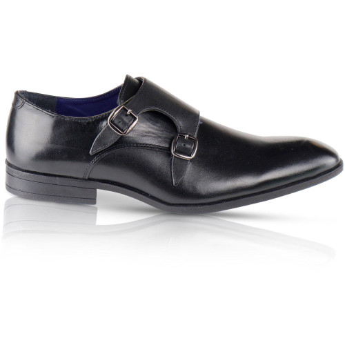 Silver Street London Bourne Monk Shoe - M-M566BK