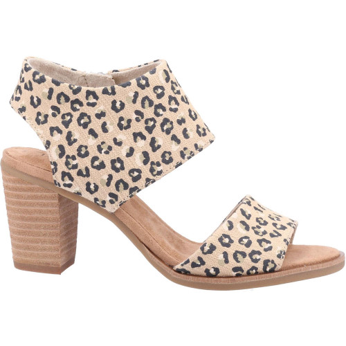 Toms Majorca Cutout Textured Cheetah Sandal - M-32535-55647
