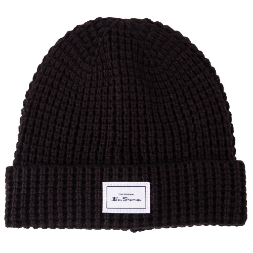 Ben Sherman Chunky Knit Beanie - BS169BLK
