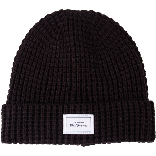 Ben Sherman Chunky Knit Beanie - BS169BLK