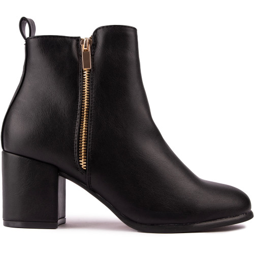 Solesister Lori Zip Boots - LORIBK