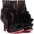 Irregular Choice Rum Ball Ruffle Boots - RMBLRFBK