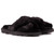 Truffle Poppy Fluffy Slide Slippers - POPPYBK