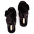 Truffle Poppy Fluffy Slide Slippers - POPPYBK