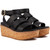 Fitflop Eloise Strappy Wedge Sandals - CORKSTBK