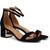 Solesister Gema Mid Heel Sandals - GEMABK