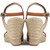 V.Gan Vegan Rhubarb Espadrille Sandals - RHUBGD