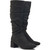 Solesister Inez Ruche Boots - INEZBLK