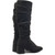 Solesister Inez Ruche Boots - INEZBLK