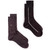 Calvin Klein Jeans 2 Pack Crew Socks - CK2143BK