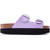 V.Gan Vegan Plum Footbed Sandals - PLUMLILA