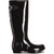 Hunter Tall Back Adjustable Gloss Wellington Boots - M-36843-68854