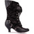 Irregular Choice Chimney Smoke Boots - CHMSMKBK