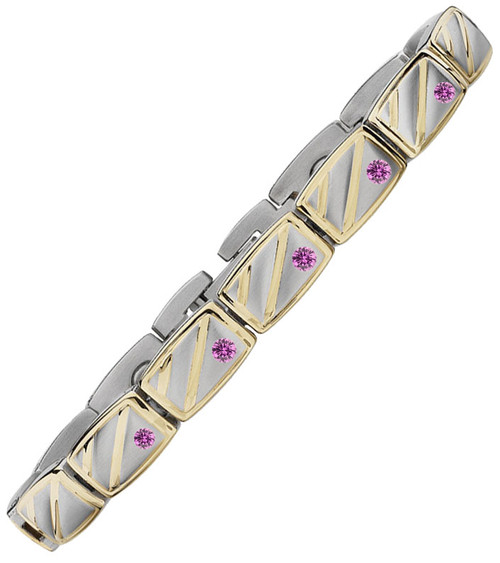 2022 Stampato Slim with 5 Pink Sapphires