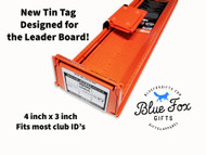 Blue Fox Gifts Tin Tag LB for the YakAttack Leader Board | Blue Fox Gifts