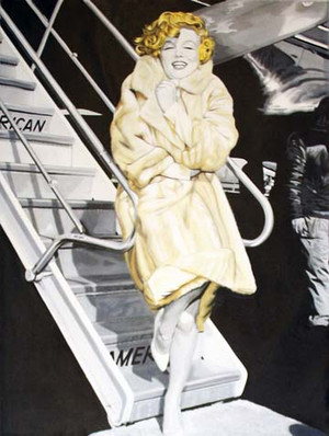 MARILYN - BABY IT'S COLD OUTSIDE! BY STEVE KAUFMAN