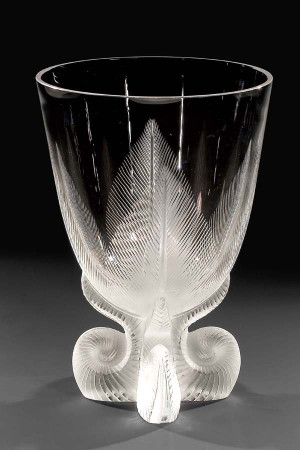 OSMONDE VASE BY RENE LALIQUE