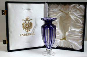 COBALT VASE BY FABERGE