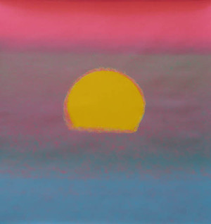 SUNSET (PINK/BLUE) BY ANDY WARHOL