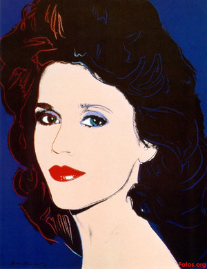 JANE FONDA BY ANDY WARHOL