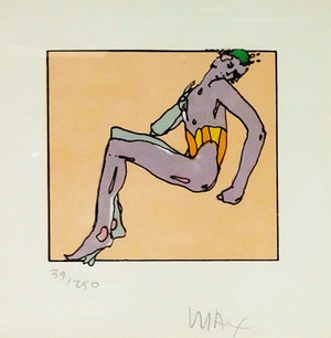 WAKING UP (1970'S) BY PETER MAX