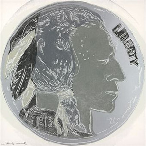 INDIAN HEAD NICKLE FS II.385 BY ANDY WARHOL