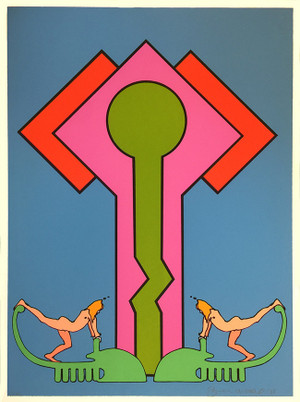 COLLOSSUS II (1970'S) BY PETER MAX