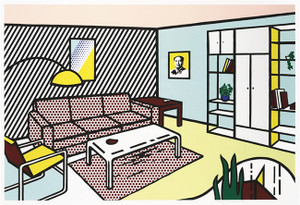 MODERN ROOM BY ROY LICHTENSTEIN