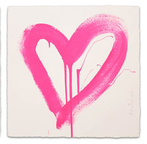 LOVE HEART (PINK) BY MR. BRAINWASH