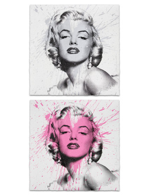 MY HEART IS YOURS (MARILYN MONROE) (WHITE) BY MR. BRAINWASH