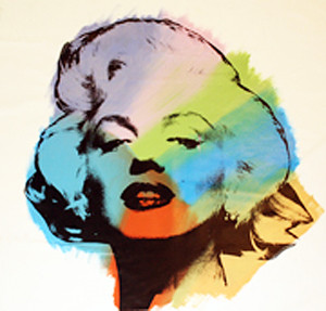 MARILYN - RAINBOW BY STEVE KAUFMAN