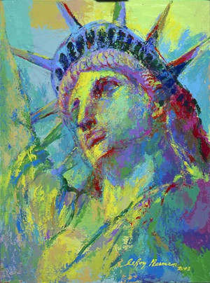 PORTRAIT OF LIBERTY BY LEROY NEIMAN