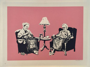 GRANNIES (SIGNED) BY BANKSY