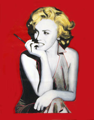 MARILYN - ANTICIPATION II BY STEVE KAUFMAN