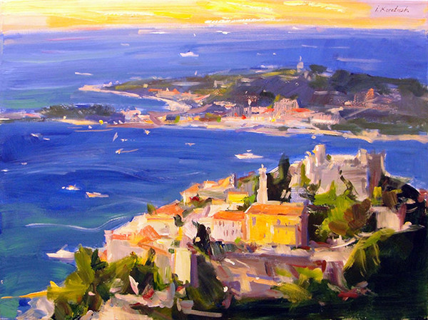 COASTAL TOWN BY IGOR KOROTASH