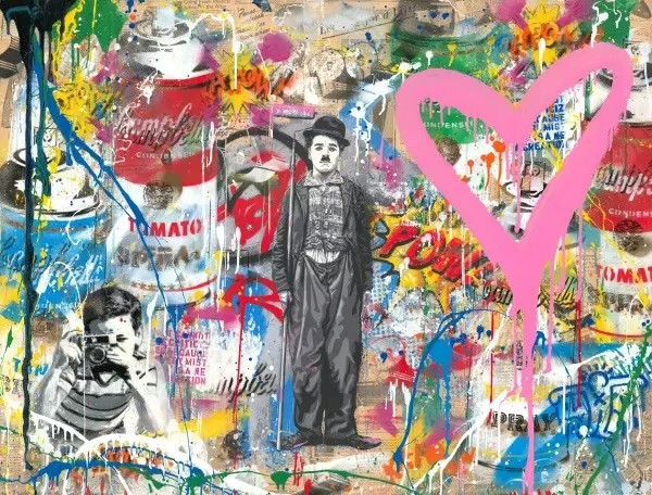 CHAPLIN GOLD RUSH (ORIGINAL) BY MR. BRAINWASH