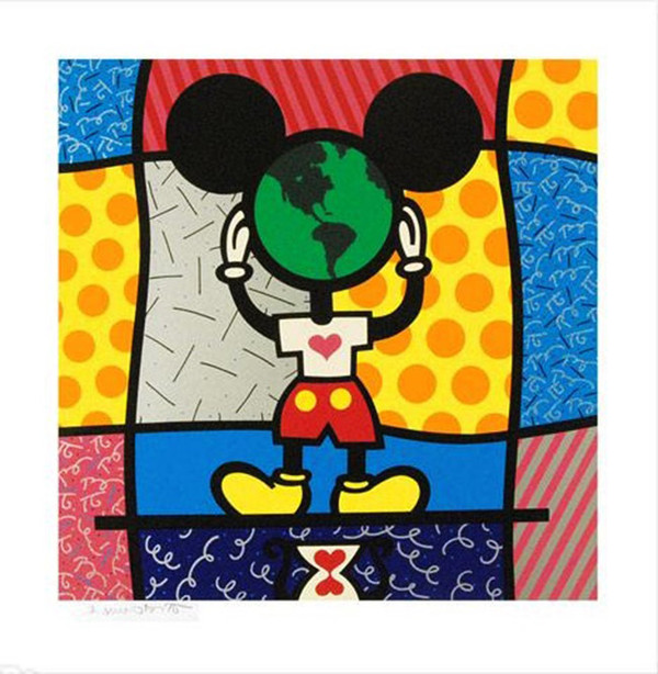 MICKEY'S WORLD BY ROMERO BRITTO